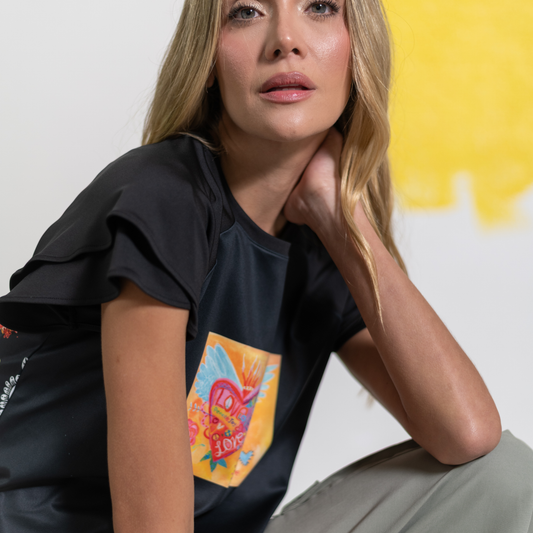 Camiseta Hojas