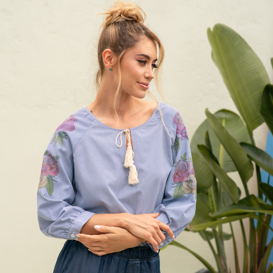 Blusa Amaranta rayas