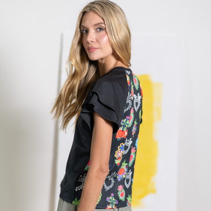 Camiseta Hojas