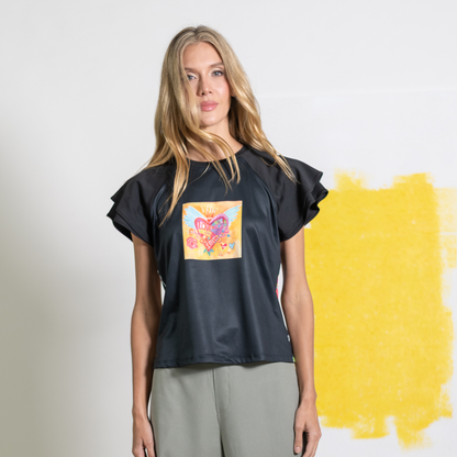Camiseta Hojas