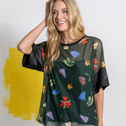Blusa Flor Real