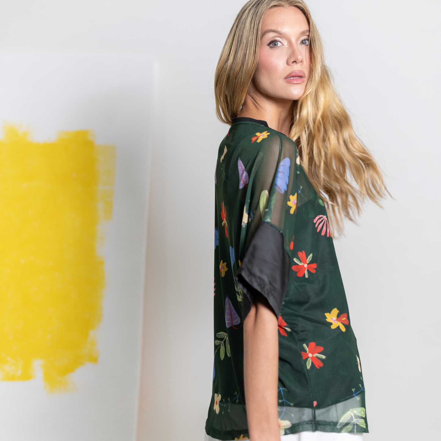 Blusa Flor Real
