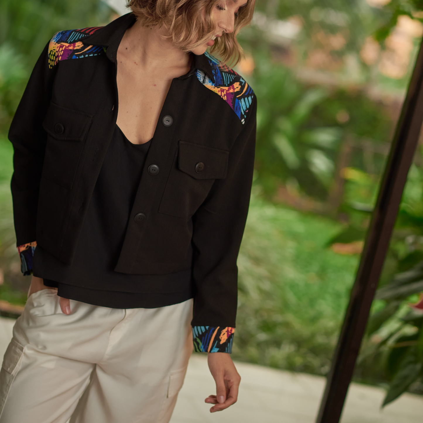 Chaqueta Linda Negro
