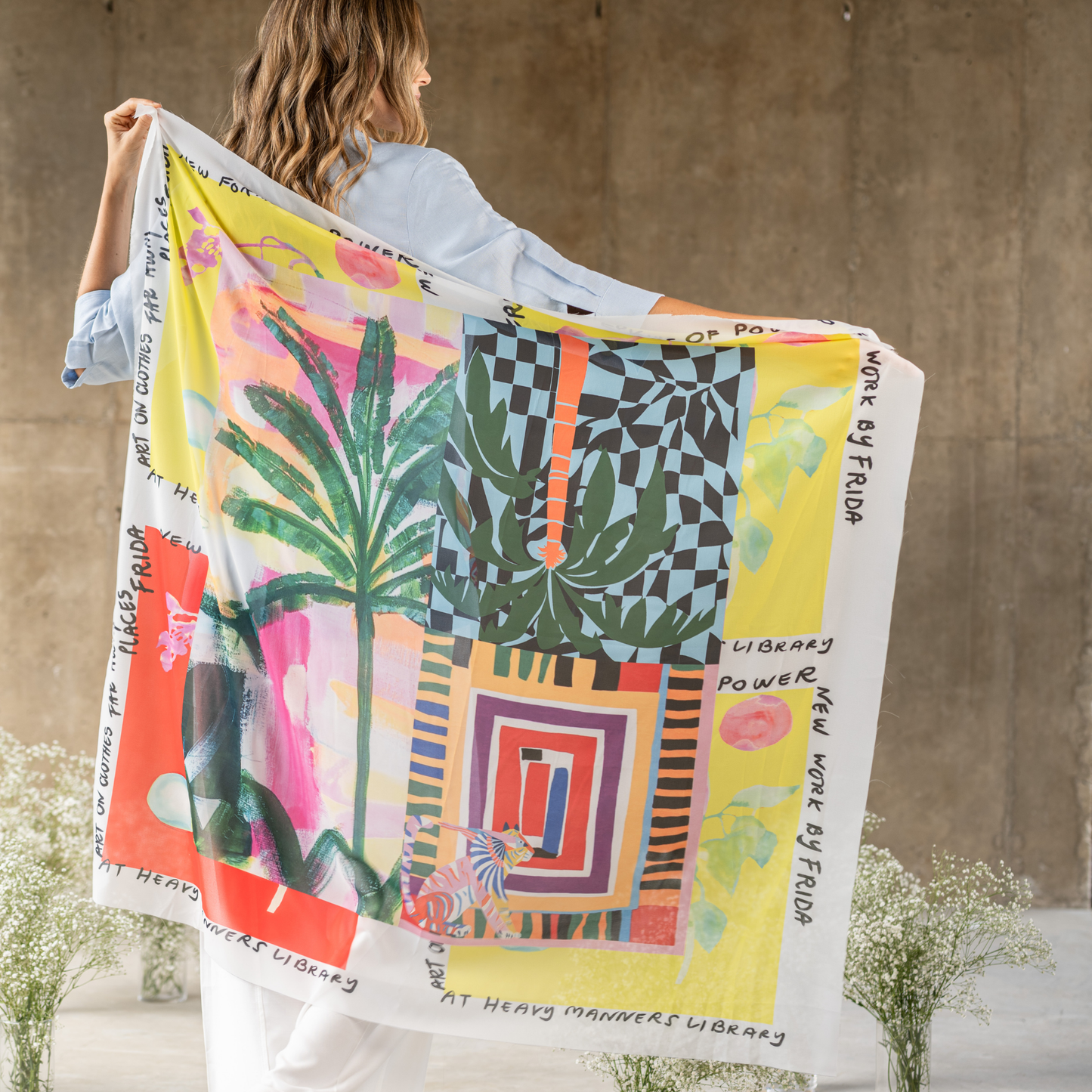 Pañuelo Palma Caoba