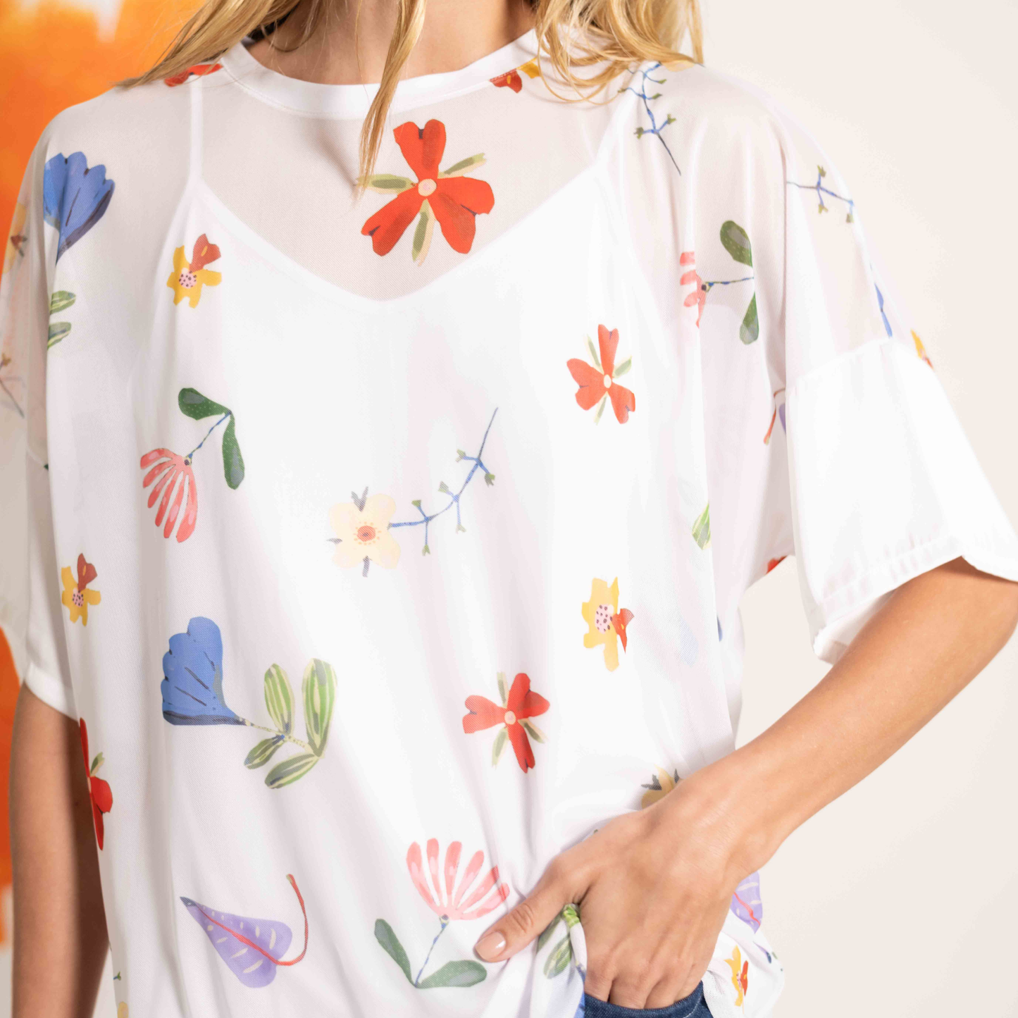 Blusa Flor Real