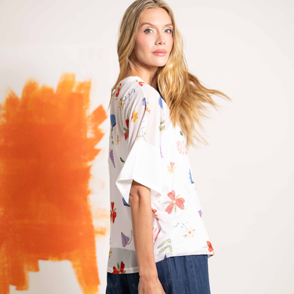 Blusa Flor Real