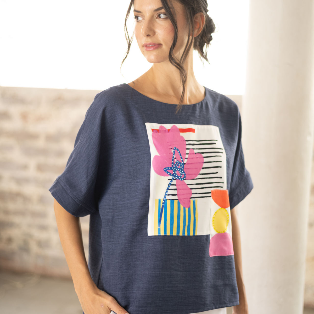 Blusa Azulejo