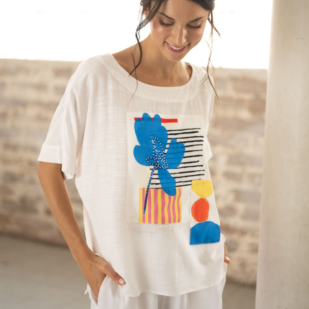 Blusa Azulejo