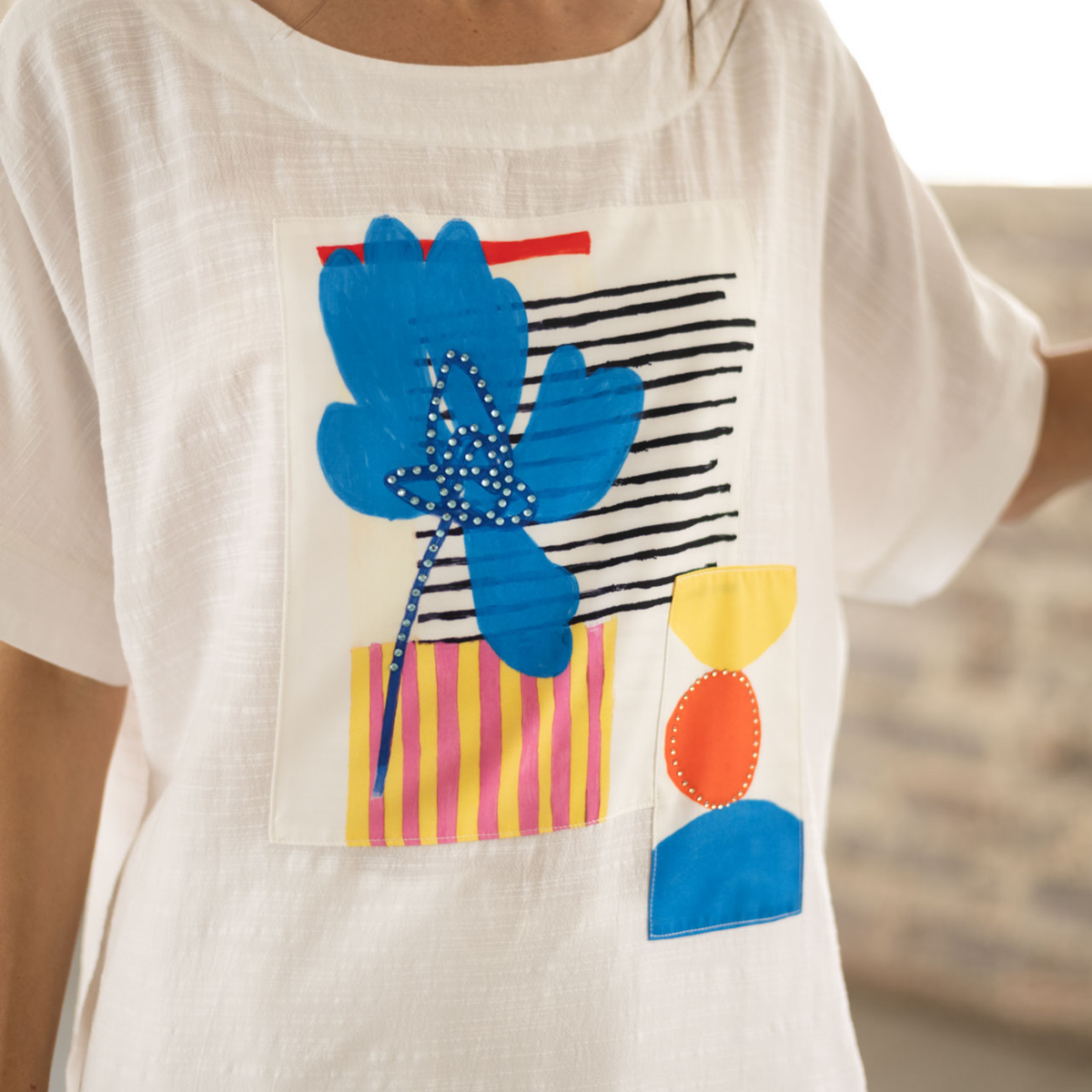 Blusa Azulejo