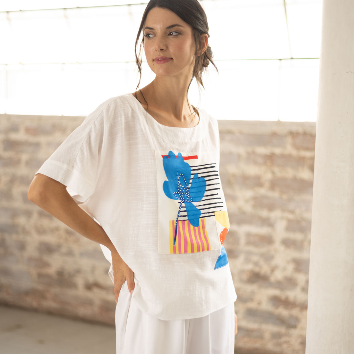 Blusa Azulejo